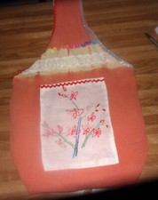 Shopping bag upcycled Bag handmade embellished Bo Ho Shopping bag upcycled Bag handmade embellished Bo Ho