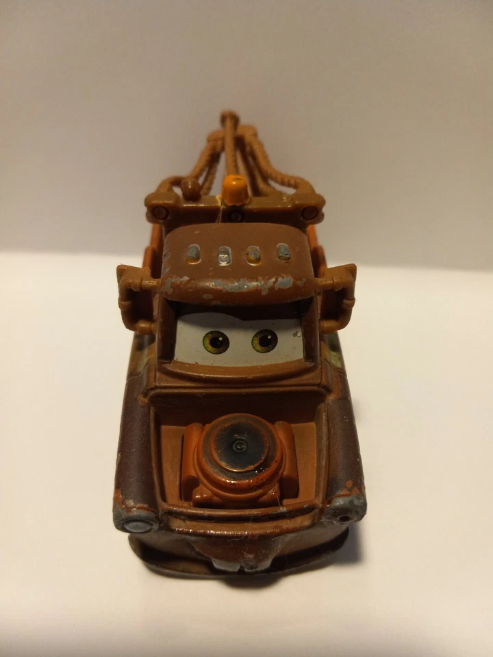 Toys Car Disney Pixar Cars Tow Mater 1:55 金属塑料压铸  — 第 2/4 张图片