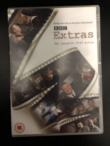 EXTRAS The Complete First Series DVD BBC Ricky Gervais, Stephen Merchant Reg 2 - Picture 1 of 4