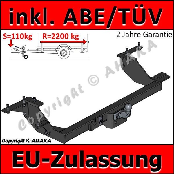 AHK ABE Bus Kasten FüR Peugeot Boxer 94-02 02-06 AnhäNgerkupplung 230P 230L 244-image