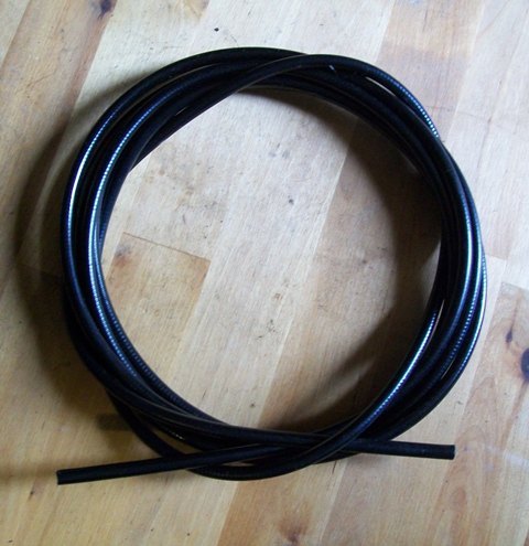 Gaine Noire Pour Câble D'embrayage Moto - 1 Mètre - Dimension 30/10ème - Fabriquée En France