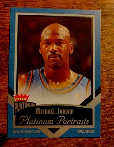 2002-03 Fleer Platinum Portraits - Michael Jordan #15 Rare Final Year Card