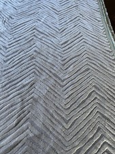 4 Metre Of  Chenille Upholstery Fabric Called Kensington Pearl 56 Ins Wide