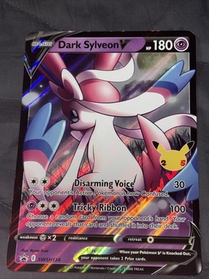 Dark Sylveon V  celebration SWSH134 ****Jumbo*** Card Holo