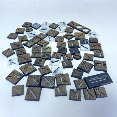 Großes Sortiment Basen - verschiedene Zustände - Games Workshop Warhammer C8832