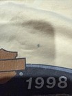 Harley Davidson shirt Vintage Yellow Graphic Logo V-neck Size Large — photo 6