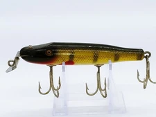 NICE Vintage Creek Chub Pikie 701 Wood Fishing Lure Glass Eyes !!