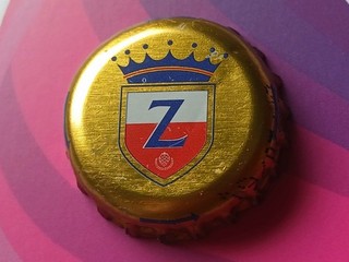 Bier Kronkorken bottle cap aus Usbekistan: Zomin gold