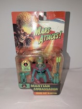New Sealed Mars Attacks Martian Ambassador 1996 Trendmasters Chaos Ray Blaster