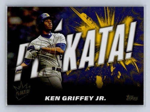 2025 Topps #PLAK-45 Ken Griffey Jr. Plakata - RAW Card