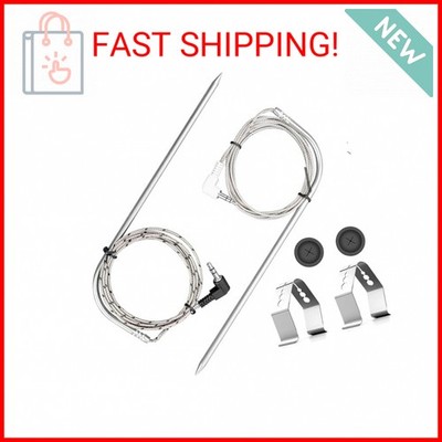 Meat Probes for Traeger Temperature Probe BAC431 Thermometer Clip Grommets Wood 
