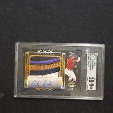 🔥2022 Leaf Trinity Corbin Carroll Patch Autograph Gold Spectrum 1/1 SGC 10
