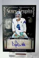 2025 National Treasures /25 Genre Graphs Dak Prescott #GG-DPT Cowboys SSP SP