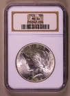 1922-P Peace Dollar NGC MS64 ***RARE ORIGINAL BLAST WHITE COIN***