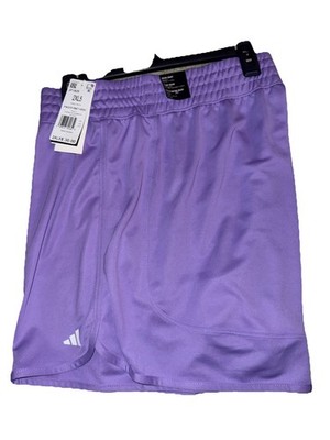 Adidas Small 5  Pacer Athletic Short High Rise Purple Elastic