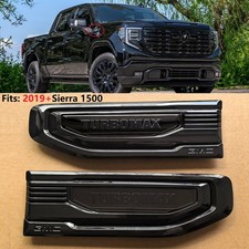 2pack Oem 2019 Turbomax 2.7l Vent Emblem For Gmc Sierra 1500 Gloss Black