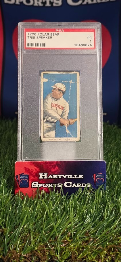 1909-11 T206 POLAR BEAR TRIS SPEAKER PSA 1