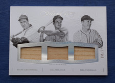 2016 Flawless Teammates Hank Greenberg/Billy Herman/Ralph Kiner /25