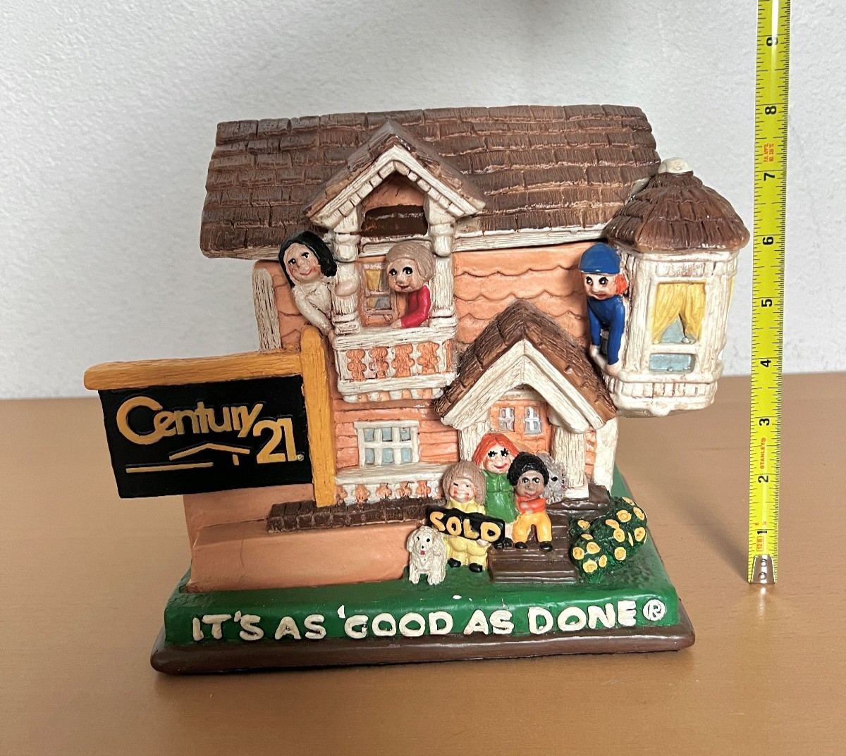 Vintage 1994 Century 21 Real Estate Home Cookie Jar House Made in USA