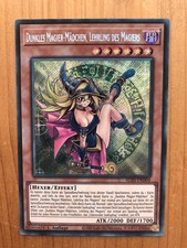 Yu-Gi-Oh Secret Rare Dunkles Magier-Mädchen, Lehrling des Magiers ALIN-DE004