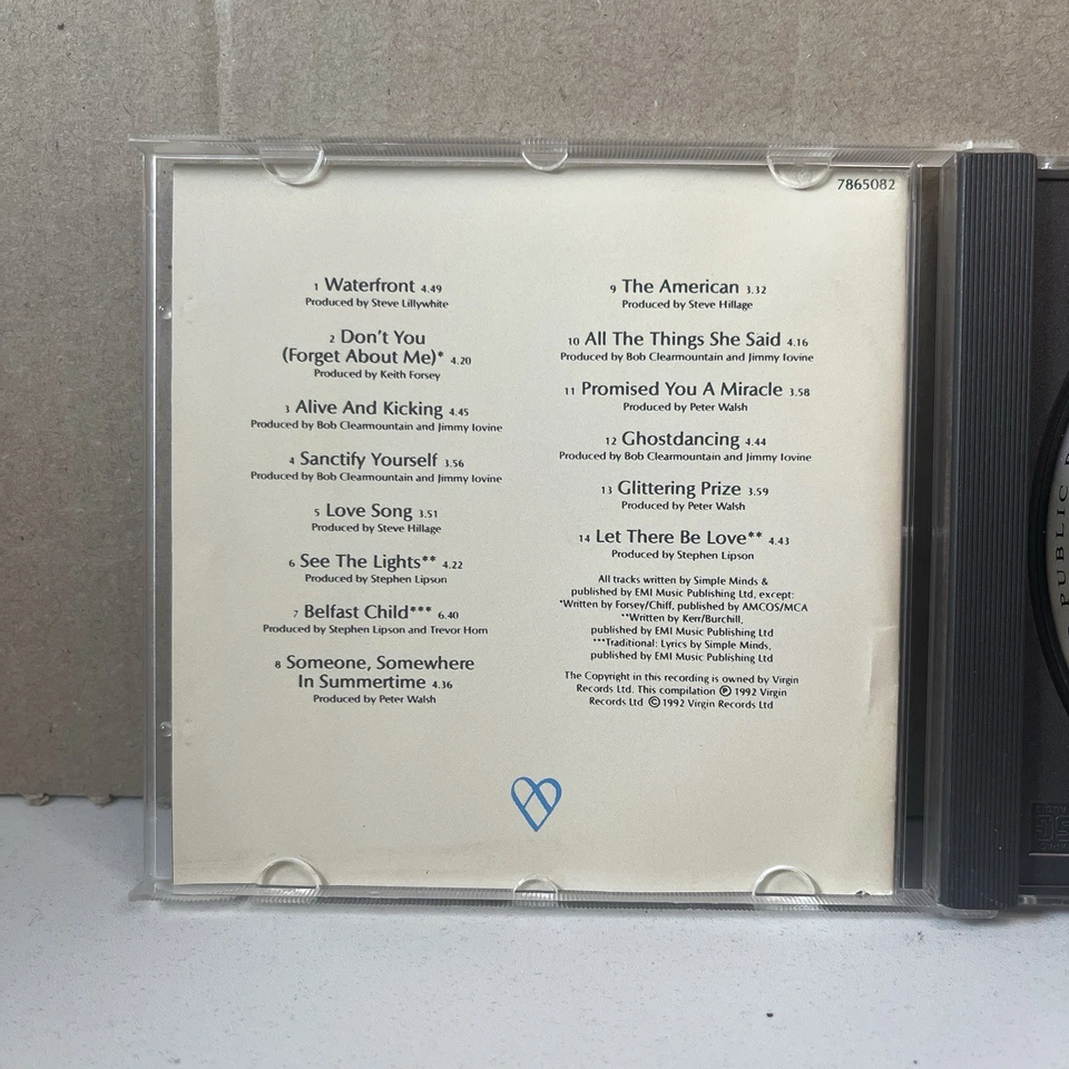 Simple Minds - Glittering Prize 1981-1992 CD Album Greatest Hits - Image 3 of 4