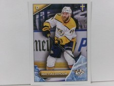 2021-22 Topps NHL Sticker Collection #334 MATTIAS EKHOLM