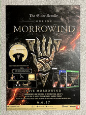 Image of Official The Elder Scrolls Online Morrowind Promotional Game Poster A2