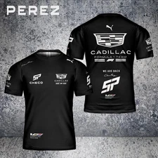 Cadilac Perez Formula 1 T-shirt, F1 Grand Prix Driver 2026 All-over Print Tshirt