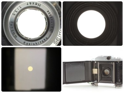 Konica Konishiroku PEARL III Rangefinder Film Camera tested