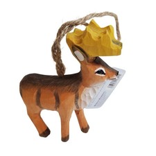 Copied - Wooden Ornament - Stag- 4"