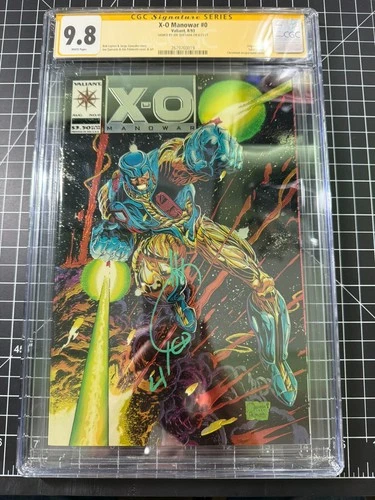 X-O Manowar #0: Signed by Joe Quesada - CGC 9.8