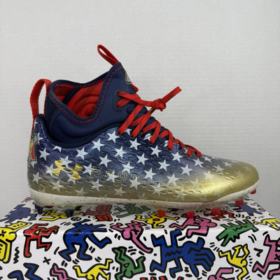 Under Armour Spotlight Lux MC LE USA Cleats Sz 10 Men Under Armour Spotlight Lux MC LE USA Football Cleats Mens SZ  main image 3