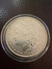 1887 P UNITED STATES of America SILVER Morgan US Dollar Coin EAGLE