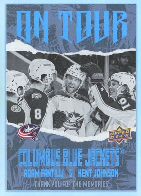 2024-25 UD Series 2 Fantilli & Johnson #OT-4 CBJ On Tour