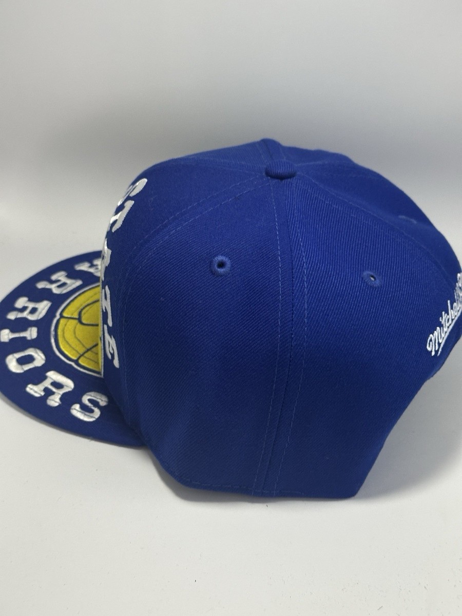 Golden State Warriors Big Logo Mitchell And Ness Snapback Hat | eBay