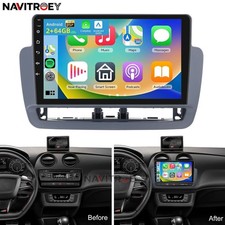 Autoradio Für SEAT IBIZA 6j 2013-2015 Android 15 Carplay GPS Navi WIFI BT 2+64GB