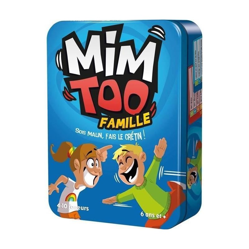 Mimtoo Famille Asmodee : le jeu de cartes contre l'ennui des enfants de 6 ans