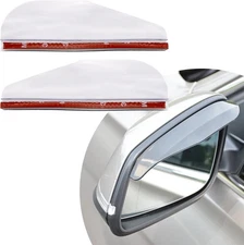 2PCS Side Mirror Visor Rain Guard, Car Mirror Cover, Automotive Waterproof Prote