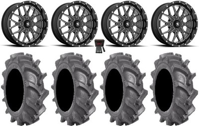 MSA Portal 18'' Wheels Milled 33'' BKT AT 171 Tires Can-Am Maverick X3