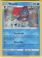 Holo Weavile 031/198 Rare Chilling Reign Near Mint