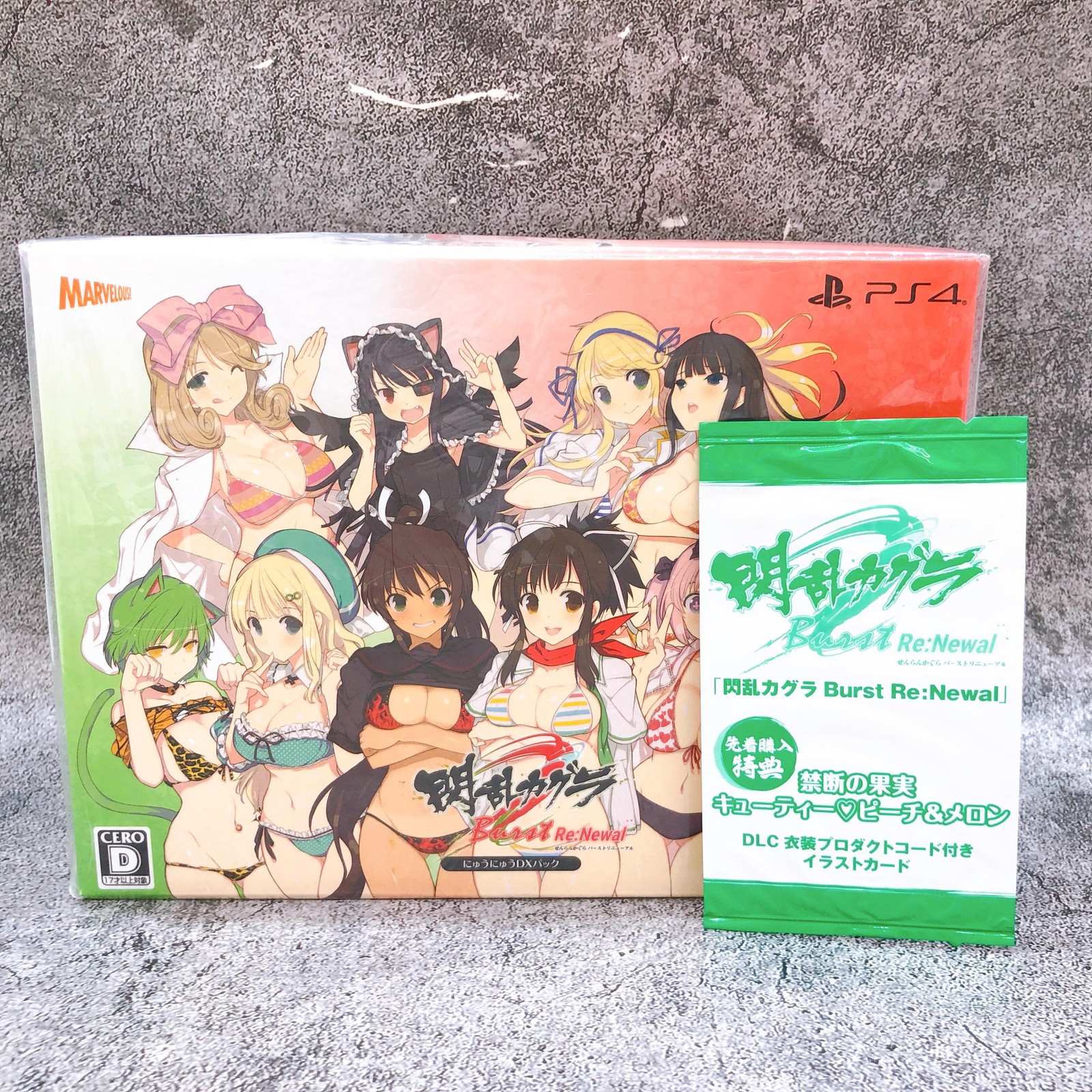 PS4 Senran Kagura Burst Re:Newal DX Pack Limited Edition Marvelous Game Sealed