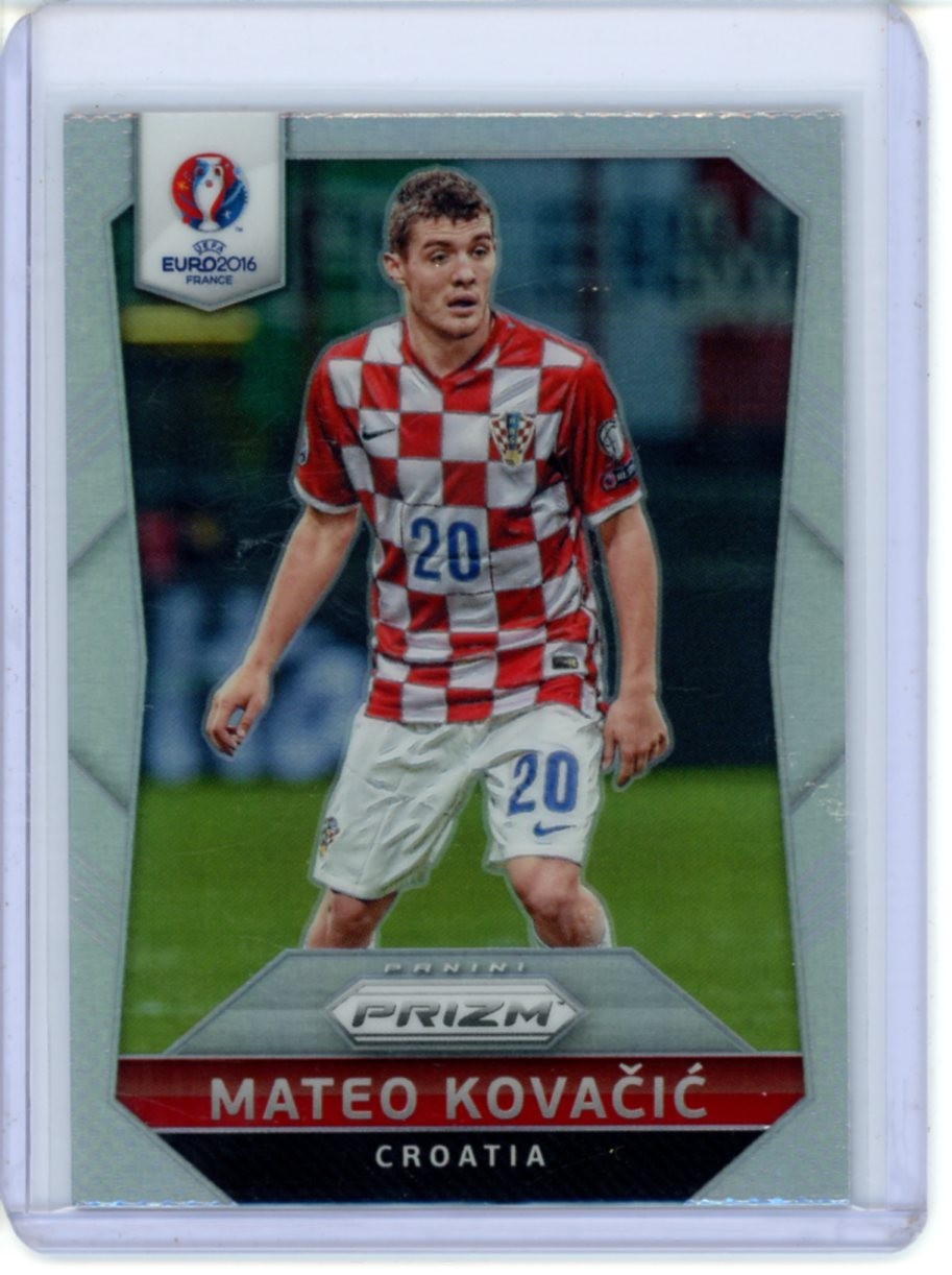 2016 PANINI EURO PRIZM SOCCER SILVER PRIZM MATEO KOVACIC #188