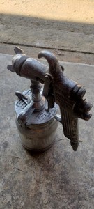Vintage Binks Model 62 Spray Gun With Canister.