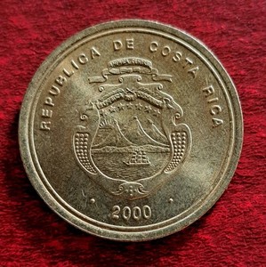 Costa Rica coin 100 colones 2000, EXTRA FINE condition KM #240,  $$$