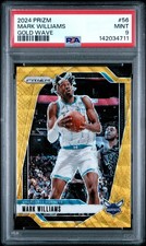2024 PANINI PRIZM GOLD WAVE #56 MARK WILLIAMS 5/10 PSA 9
