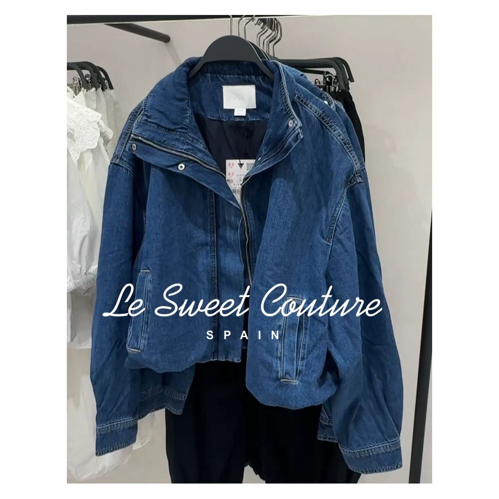 ZARA WOMAN NWT FW25 TRF DENIM JACKET BLUE 1300/070/400 | eBay