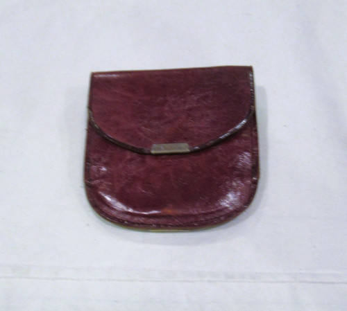 PRYM brown leather wallet, hidden pocket