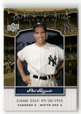 2008 Upper Deck Yankee Stadium Legacy #2265 Phil Rizzuto