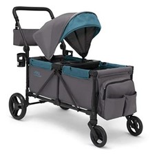 Jeep Sport All-Terrain Stroller Wagon by - Includes Canopy, Parent Organizer,