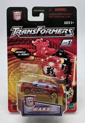 Transformers RID 2001 Spy Changers W.A.R.S. Wicked Attack Recon